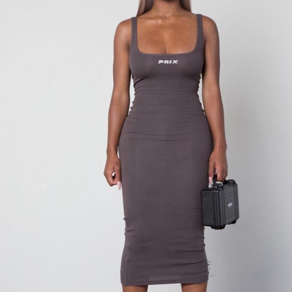 Prix Workshop Grey maxi dress